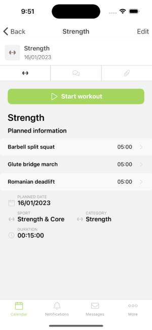 Strength & Core workouts - Mobile preview 1