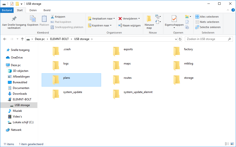 Export workouts to Wahoo - Windows Explorer